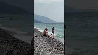 2 СЕНТЯБРЯ ОТДЫХ НА ЧЕРНОМ МОРЕ АБХАЗИЯ #абхазия #море #отдых #натамел