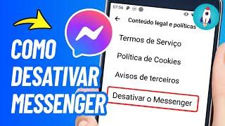 Como DESATIVAR O MESSENGER do Facebook- Para Não Receber Mensagens