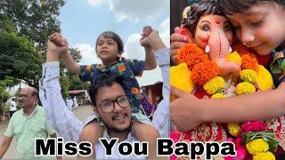 Ganpati visarjan 2024 | Miss You Bappa