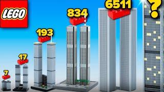 LEGO Twin Towers in Different Scales | Comparison