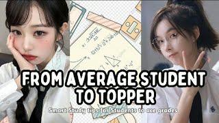 Smart Study Tips to become a Topper from Average Student 