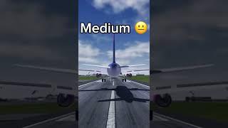 Hard Vs Medium Vs BUTTER Landings in Project Flight! 