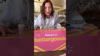 Walmart sent me a package....  | Bettergoods Unboxing #walmartfinds #newfood