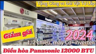 Giảm giá điều hòa Panasonic 12000btu N12ZKH, RU12AKH, U12ZKH, XU12ZKH, YZ12AKH, XZ12ZKH Tặng Lắp Đặt