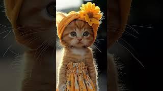 Kitten Fashion Show #fashion #kid #AI #runway #fyp #viral #かわいい  #catdanceshorts #cat #catdancefever