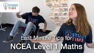 Last Minute Tips for Level 1 Maths | StudyTime NZ