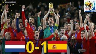 ► España vs Holanda 1-0 FINAL MUNDIAL SUDÁFRICA 2010 - Extended Highlights (11/07/2010)