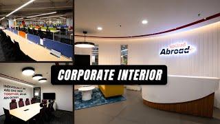 Transforming Workspaces: Corporate Interior Design by KK Technocrats for Upgrade Abroad