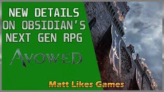 New details on Next Gen RPG Avowed