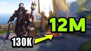 ALBION ONLINE 130K BUILDS TO 12M - SOLO - BATTLE AXE - MIST