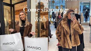 COME SHOPPING WITH ME TO H&M & MANGO - what's new in for winter + haul!