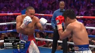 Pacquiao vs  Thurman Round 8 boxing 2019 fight HD HD 720p