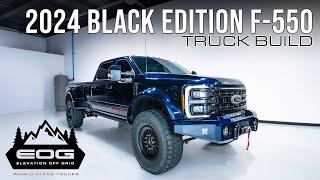 2024 Antimatter Blue Black Edition F-550 Truck Build