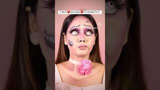 Barbie Makeup Look | If Barbie was a Tim Burton Character | Barbie Viral Makeup | Barbie Corpse