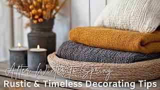 From Winter to Spring | Transform Your Farmhouse with Cozy Rustic Charm