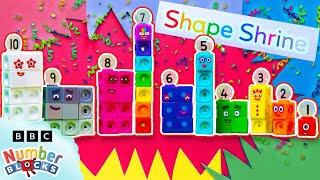 Numberblocks Mission HQ - Ep 5/5 | Full Episode -  Shape Mystery, Sports Heroes & Square Party 🟩