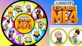 Despicable Me 4 Spinning Wheel Game Surprises - Fun Games for Kids