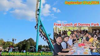 Company Picnics and Free Lunch at Dorney Park on Saturday 09.21.24