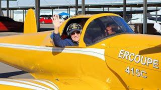 4K! Vintage 1946 Ercoupe Flight through Phoenix Bravo Transition