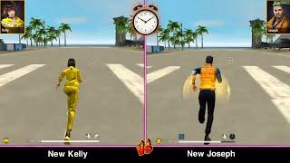 NEW KELLY VS NEW JOSEPH ABILITY TEST FREE FIRE // GARENA FREE FIRE