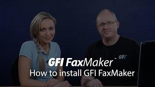 How to install GFI FaxMaker