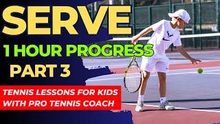 Tennis Serve | 1 Hour Private Lesson | Part 3