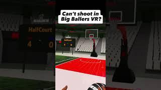 How to shoot in big ballers basketball #bigballersvr #vr #oculusquest2 #oculusquest3