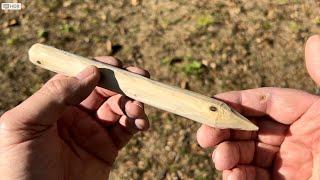 Bow Drill Friction Fire Tutorial, Tulip Poplar Delight!