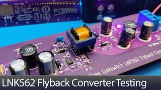 SDG #311 First tests of a LNK562 Flyback Converter