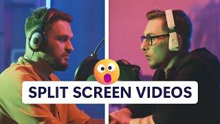 How to create a split screen video for FREE