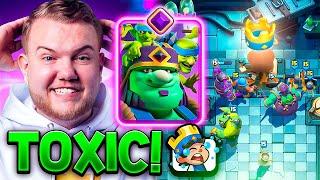 NEW NO SKILL DECK BEATS EVERYONE IN CLASH ROYALE