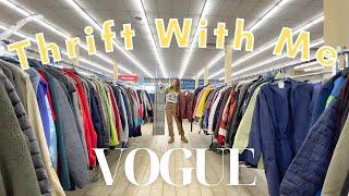 Thrift With Me for 90s VOGUE + Try-On Styling Haul