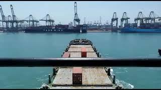 Singapore Pasir Pangang Terminal Un-berthing TIME LAPSE