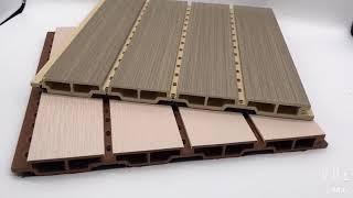 Anti Slip Wood Plastic Composite WPC Wall Panel