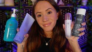 ASMR / Doing My Routines On You  (skincare, makeup, hair, nails)