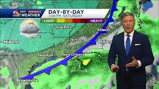 Tracking storms, impact days for a flood watch, and a check on the tropics