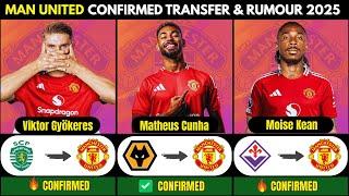  Manchester United Transfer News Confirmed Today  Matheus Cunha to Man United, Gyökeres, Mbeumo...