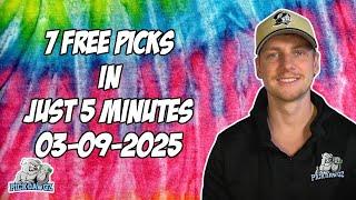 NBA, CBB, And EPL Best Bets for Today Picks & Predictions Sunday 3/9/25 | 7 Picks in 5 Minutes