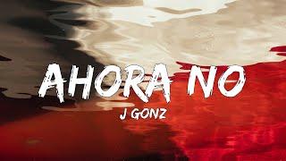 Ahora No - J Gonz (Lyrics)