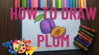 How to draw plum