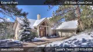 678 Soda Creek Drive Evergreen CO 80439   Tuppers Team   REMAX Alliance    Tuppers Team