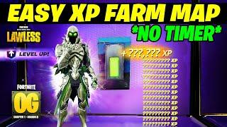 CRAZY NO TIMER Fortnite XP Map to LEVEL UP in OG SEASON 3! (Chapter 6 Season 2)