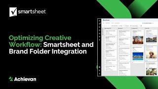 Optimizing Creative Workflow: Smartsheet and Brand Folder Integration