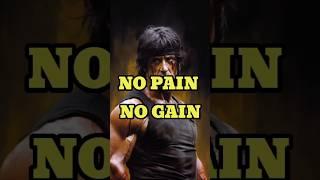 No Pain No Gain - JOHN RAMBO #rambo #movies #usa #sports  #fitness #shorts #viral #2024