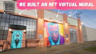 My first Virtual Street art and Mural NFT / Crypto  Art Update & Explanation