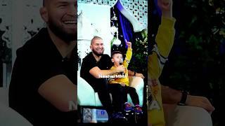 Brave Muslim kid goes up to Khabib️#khabib #mashallah #allahuakbar #muslim #shortsfeed #shorts