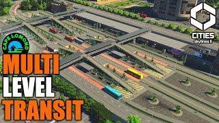 Creating a Detailed Multi-level Transport Hub in Cities Skylines 2