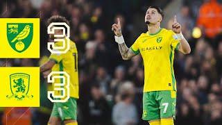 HIGHLIGHTS | Norwich City 3-3 Middlesbrough