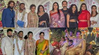 BIGG BOSS 8 SONIA AKULA YASH RECEPTION | Bigg Boss 8 Contestants at Sonia Akula Marriage