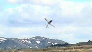 Yak 52 snaproll on takeoff!